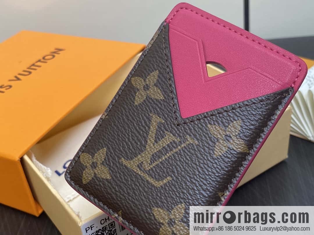 [Boutique‑grade] M12851 presbyopia plum red, magnetic mobile phone card clip, this magnetic card clip