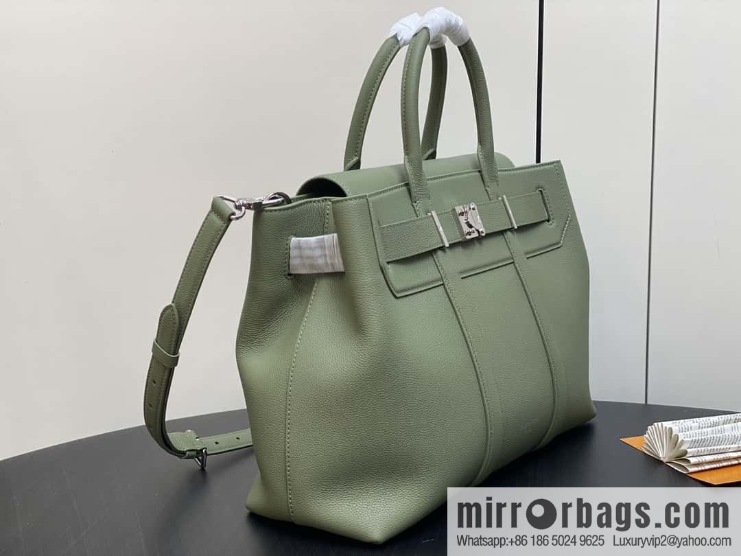 [Boutique‑grade] M23154 gray-green, men's bag handbag briefcase series GEORGES TOTE medium handbag