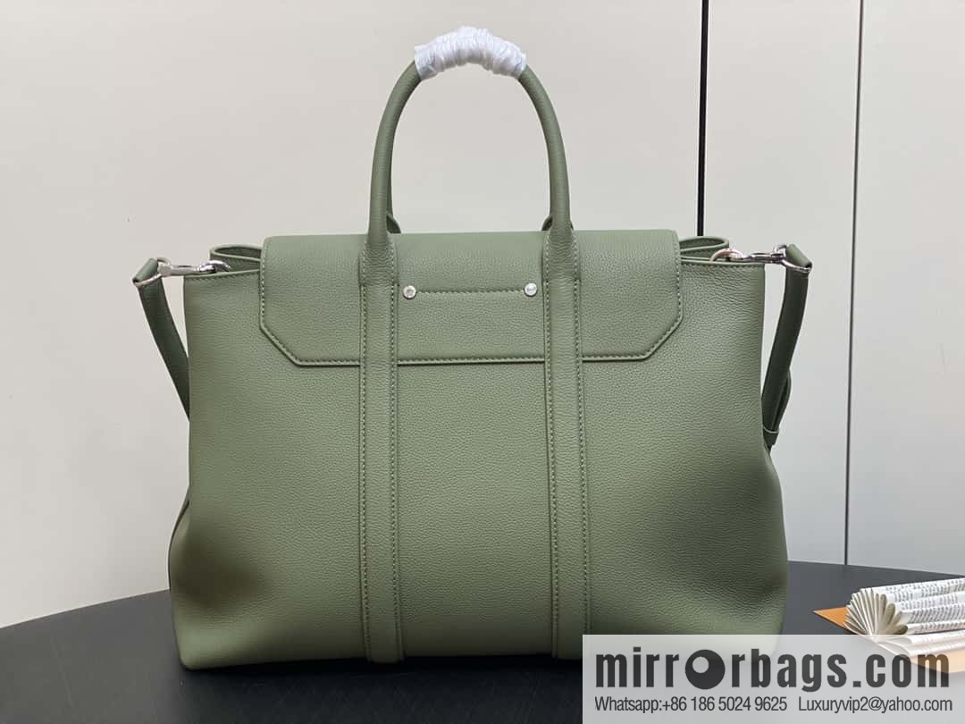 [Boutique‑grade] M23154 gray-green, men's bag handbag briefcase series GEORGES TOTE medium handbag