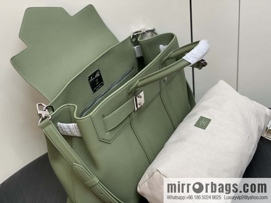 [Boutique‑grade] M23154 gray-green, men's bag handbag briefcase series GEORGES TOTE medium handbag