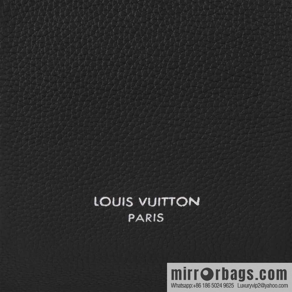 [Boutique‑grade] M23513 black full leather, handbag, briefcase series GEORGES TOTE medium handbag