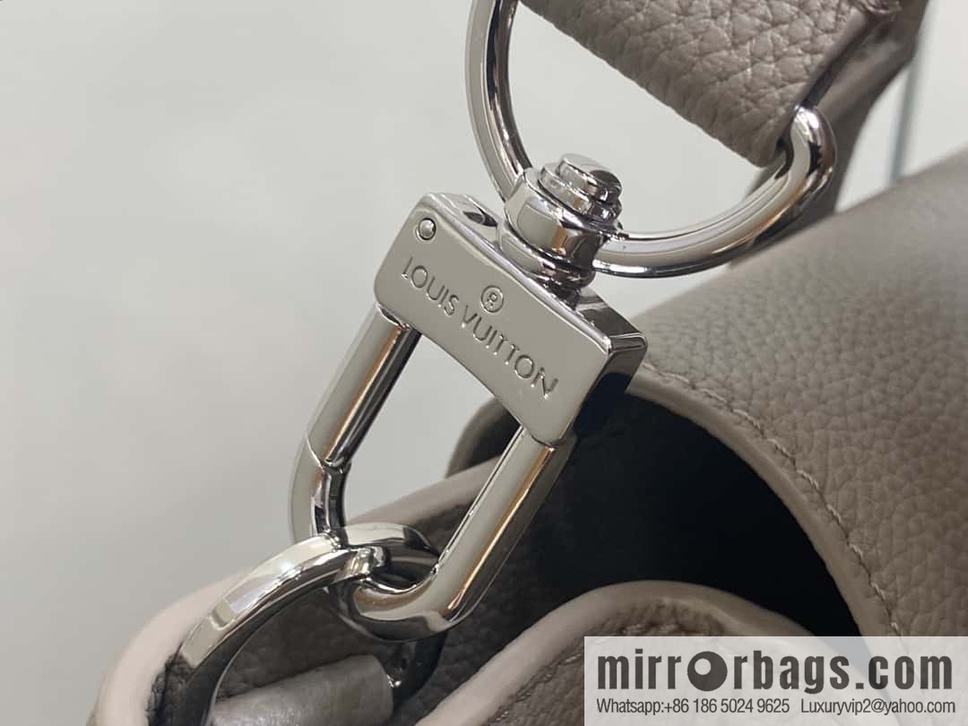 [Boutique‑grade] M11664 light gray, men's bag, handbag, briefcase series GEORGES TOTE medium handbag