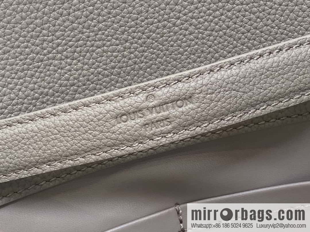 [Boutique‑grade] M11664 light gray, men's bag, handbag, briefcase series GEORGES TOTE medium handbag