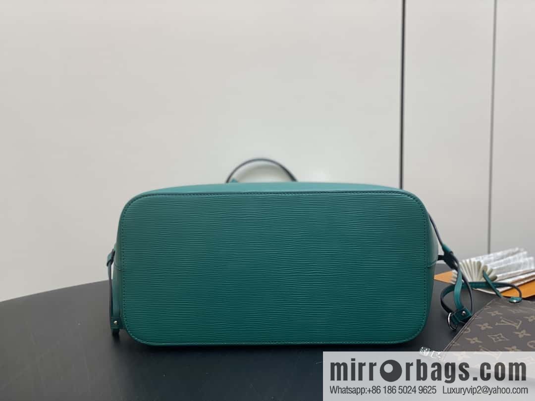 [Boutique‑grade] M11930 green, water ripple shopping bag series Neverfull medium handbag