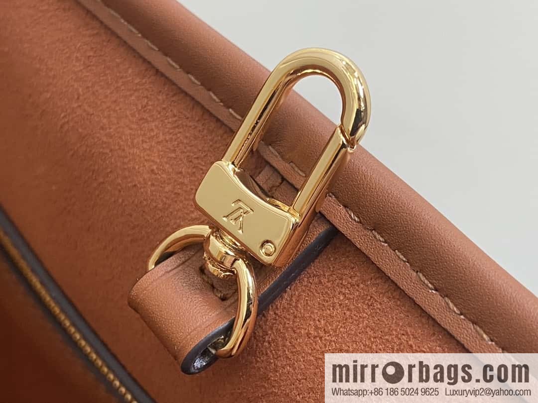 [Boutique‑grade] M11930 brown, water ripple shopping bag series Neverfull medium handbag
