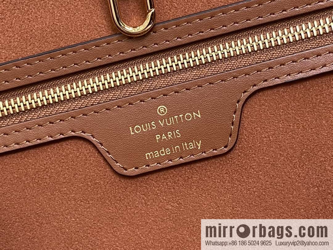 [Boutique‑grade] M11930 brown, water ripple shopping bag series Neverfull medium handbag