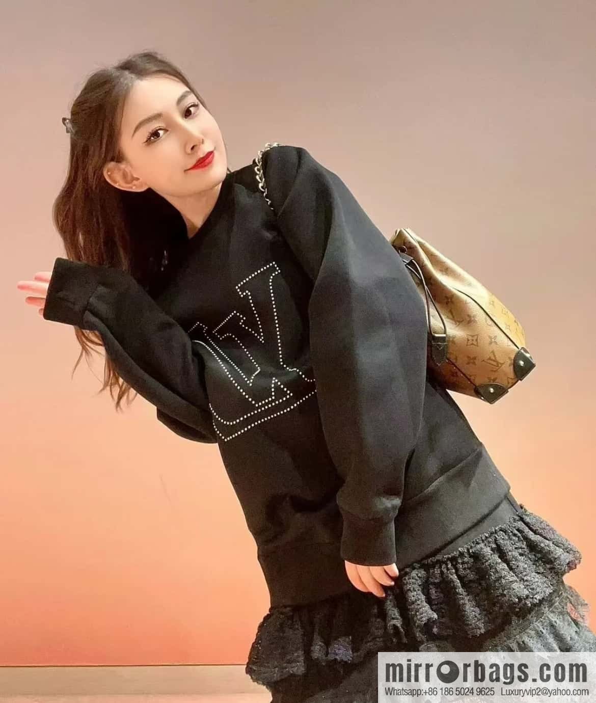 [Boutique‑grade] M13324 yellow flower, willow nail bucket bag series NO ÉTRUNK bucket small handbag 2025 Cruise early spring series