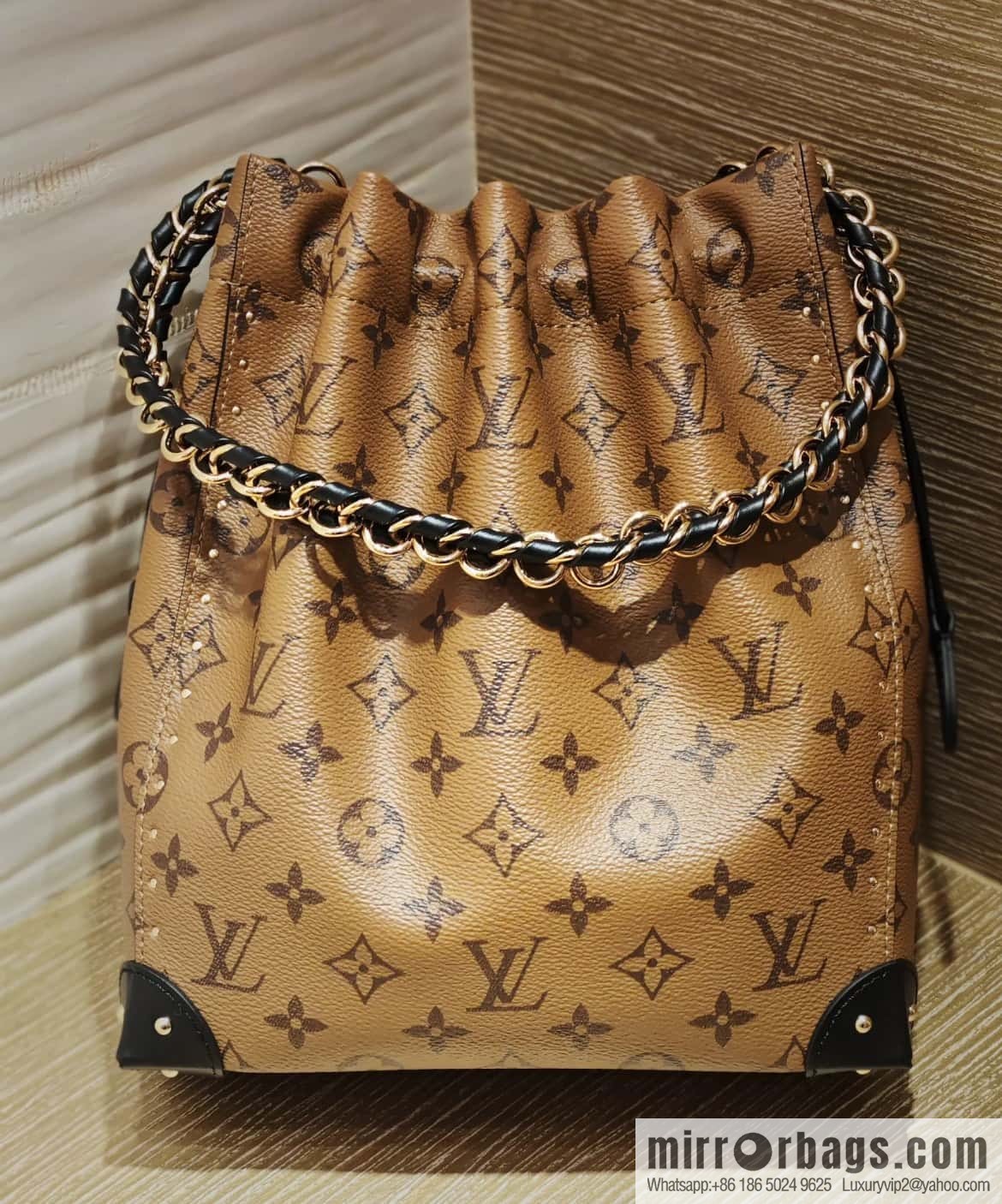 [Boutique‑grade] M13324 yellow flower, willow nail bucket bag series NO ÉTRUNK bucket small handbag 2025 Cruise early spring series