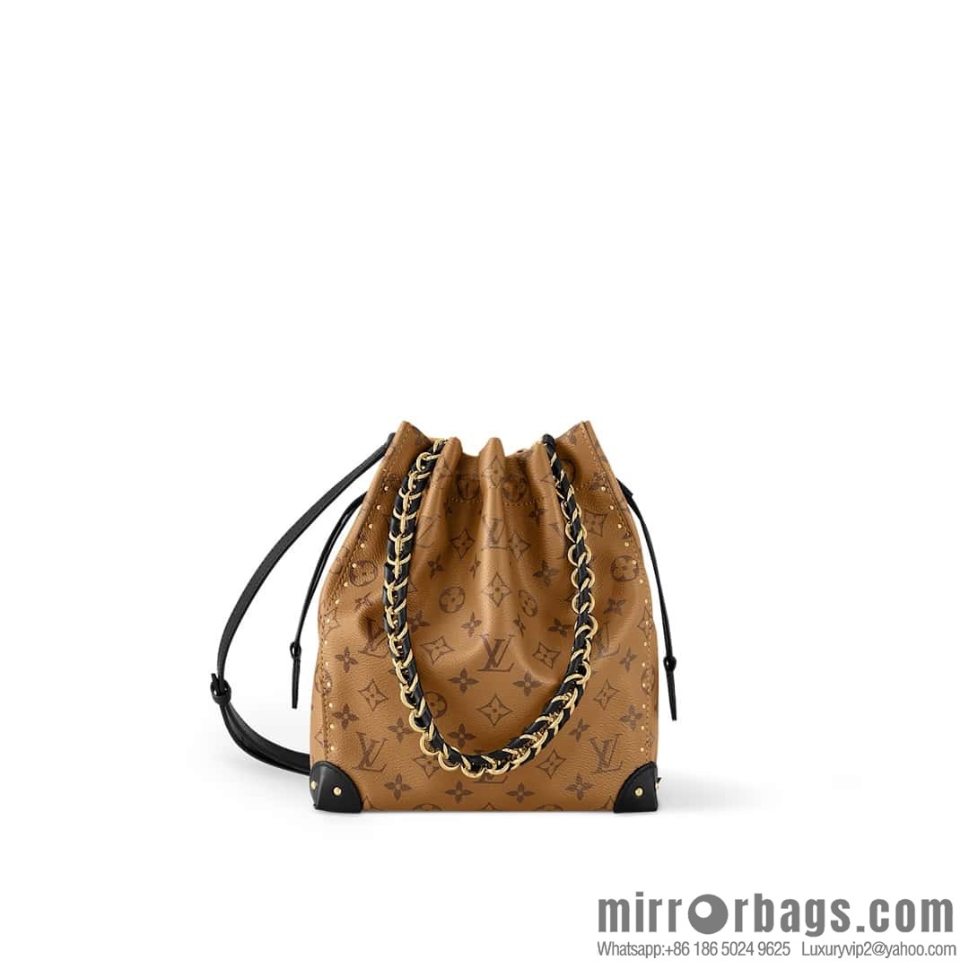 [Boutique‑grade] M13324 yellow flower, willow nail bucket bag series NO ÉTRUNK bucket small handbag 2025 Cruise early spring series
