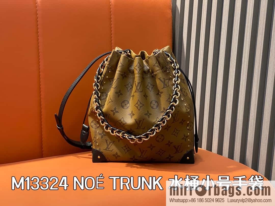 [Boutique‑grade] M13324 yellow flower, willow nail bucket bag series NO ÉTRUNK bucket small handbag 2025 Cruise early spring series