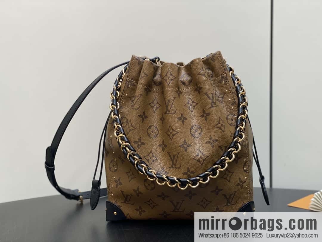 [Boutique‑grade] M13324 yellow flower, willow nail bucket bag series NO ÉTRUNK bucket small handbag 2025 Cruise early spring series