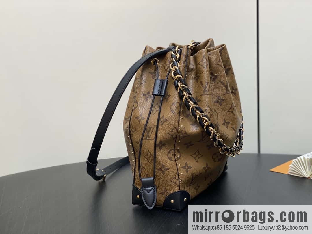 [Boutique‑grade] M13324 yellow flower, willow nail bucket bag series NO ÉTRUNK bucket small handbag 2025 Cruise early spring series