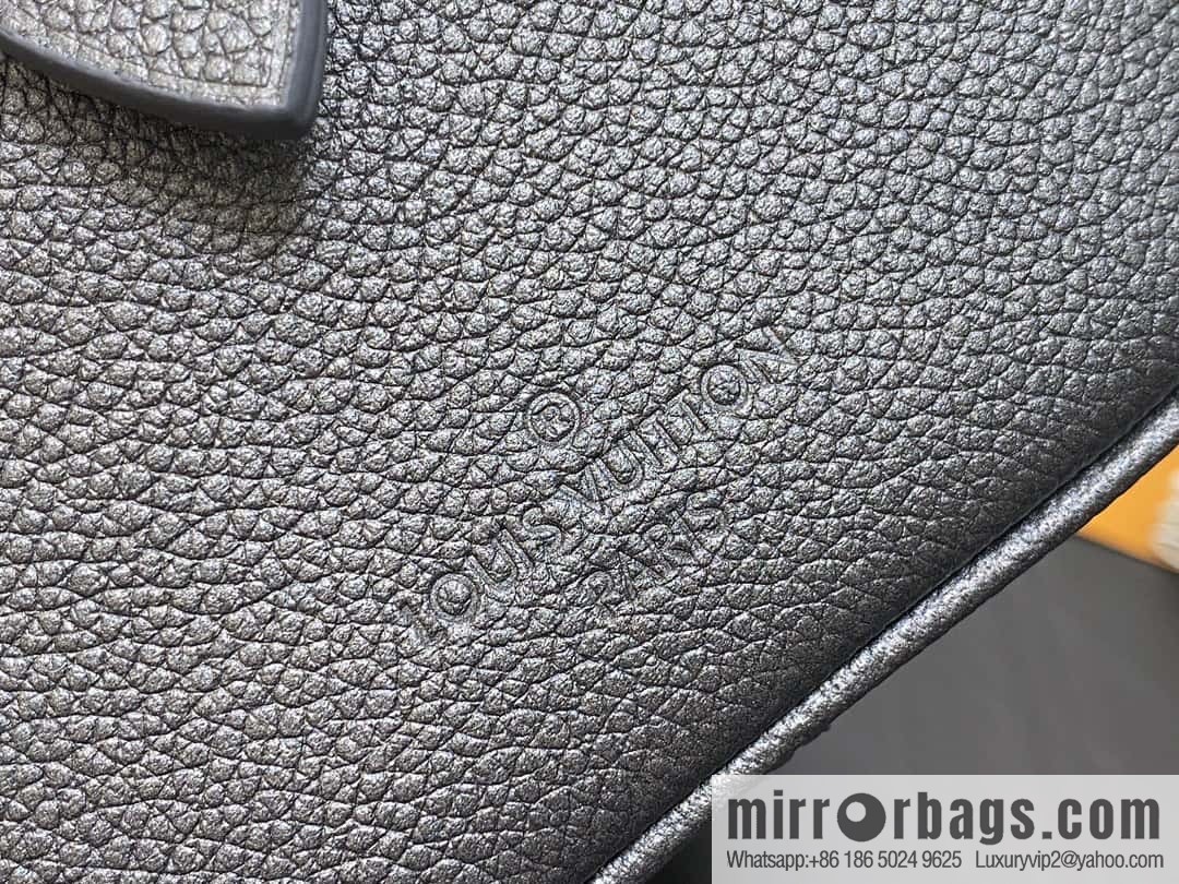 [Premium‑quality] M12013 gun gray, full leather embossed pillow bag speedy series SPEEDY BANDOULIZRE 20 handbag