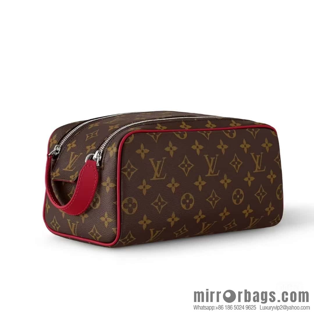 [Boutique‑grade] M12640 presbyopia red, toilet bag series DOPP KIT toilet bag
