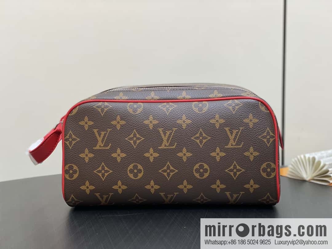 [Boutique‑grade] M12640 presbyopia red, toilet bag series DOPP KIT toilet bag