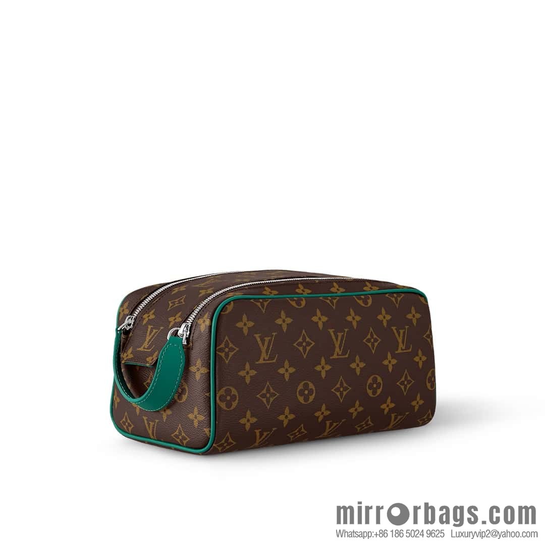 [Boutique‑grade] M12639 presbyopia green, toilet bag series DOPP KIT toilet bag