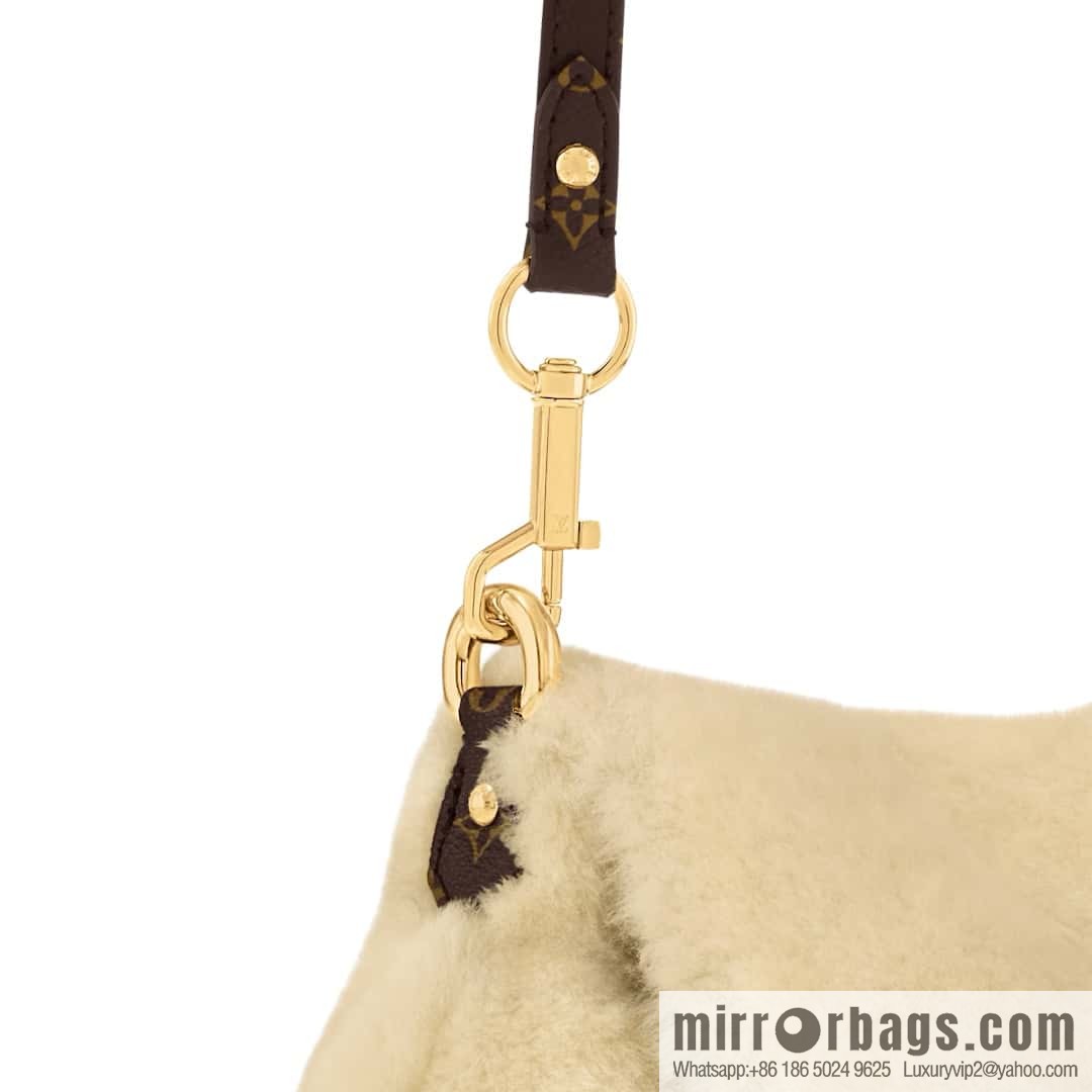 [Boutique‑grade] M12097 meters white plush, underarm bag ingot bag series SUNSET handbag
