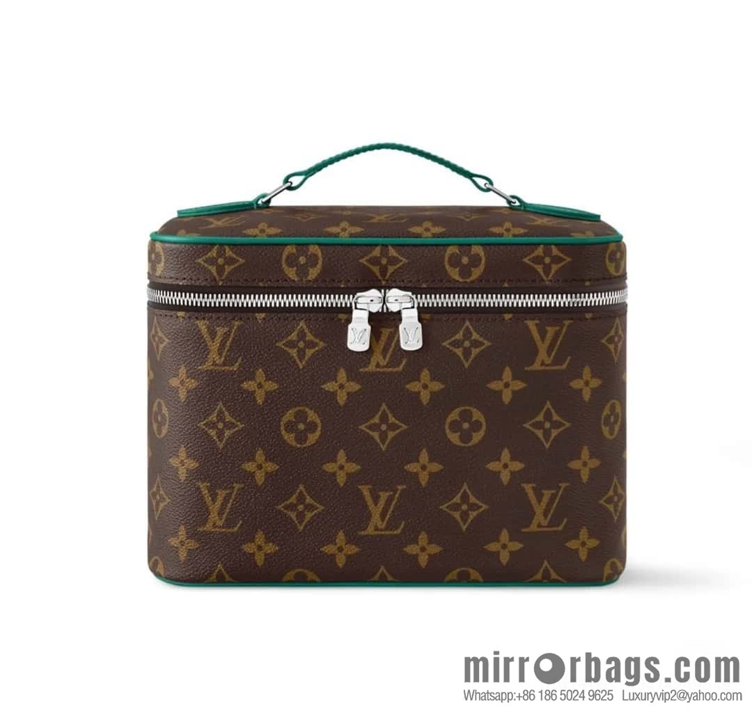 [Boutique‑grade] M12667 presbyopia green, medium cosmetic bag Nice cosmetic bag