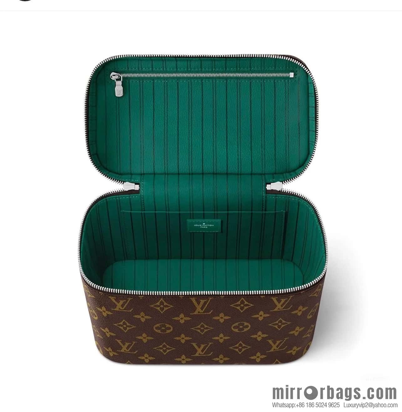 [Boutique‑grade] M12667 presbyopia green, medium cosmetic bag Nice cosmetic bag