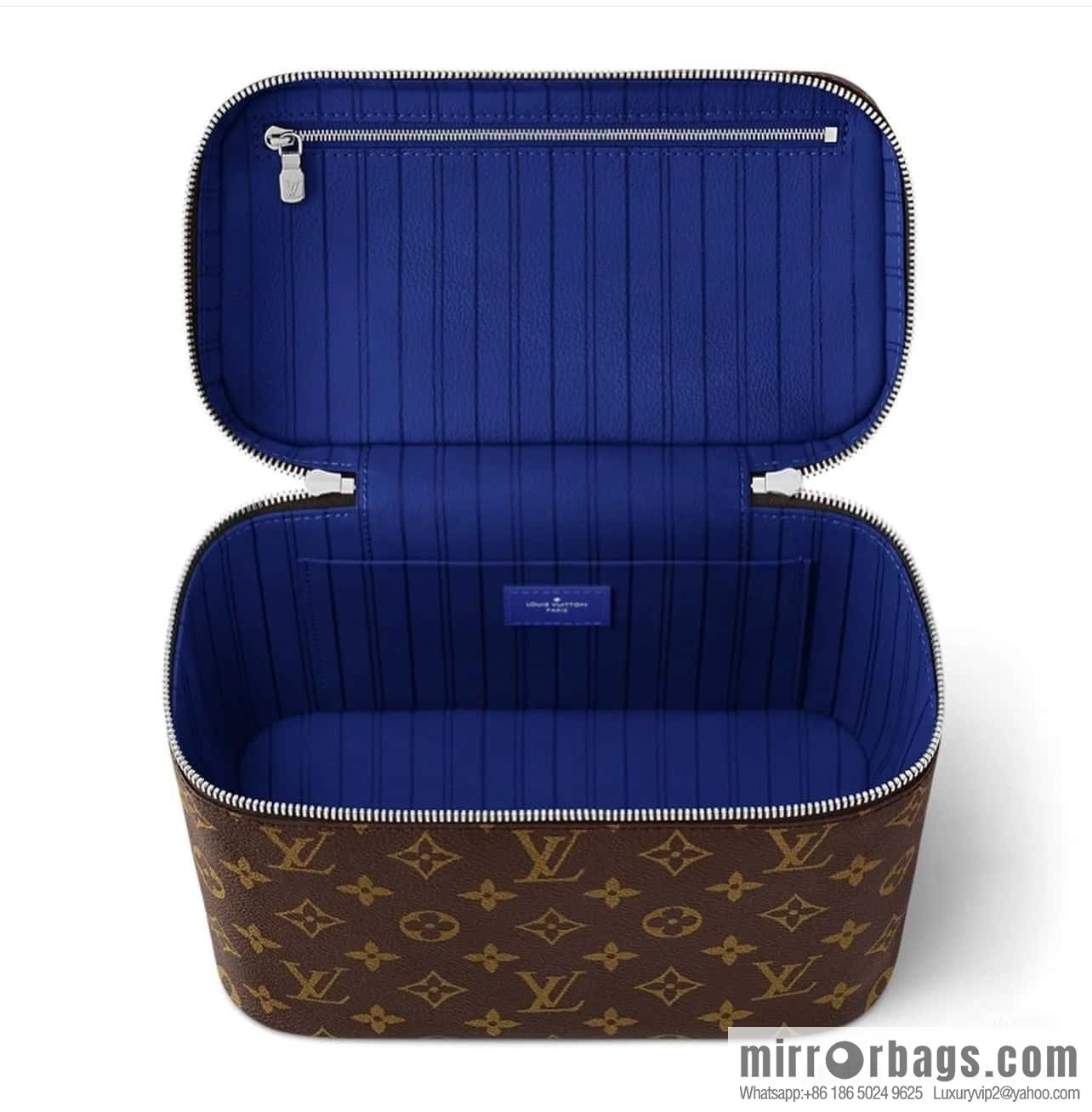 [Boutique‑grade] M12668 presbyopia blue, medium cosmetic bag Nice cosmetic bag
