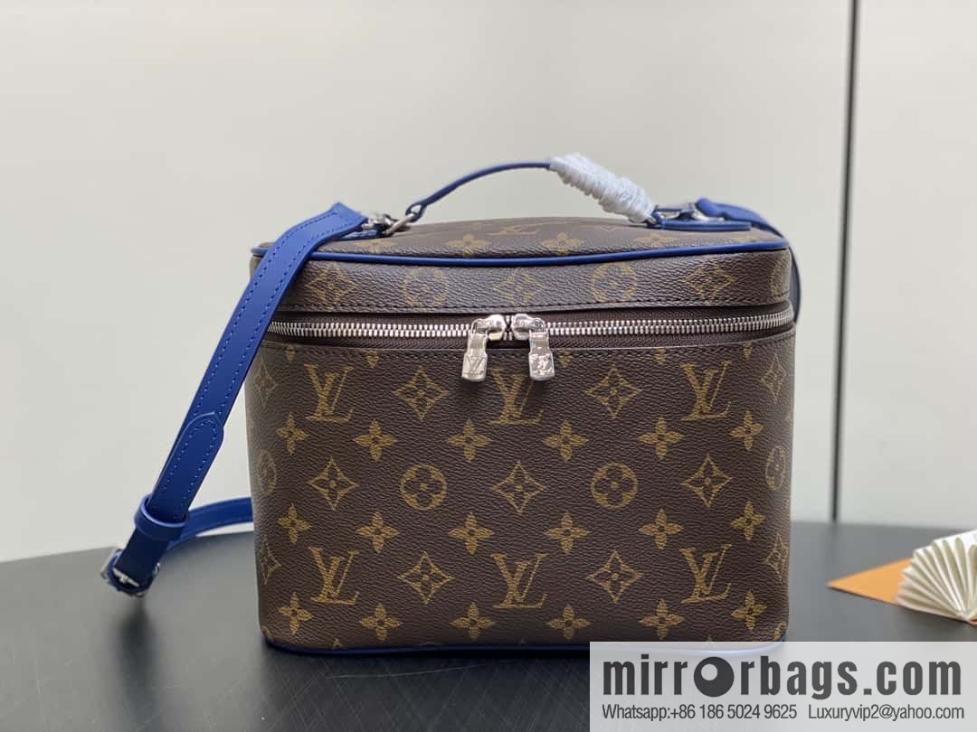 [Boutique‑grade] M12668 presbyopia blue, medium cosmetic bag Nice cosmetic bag