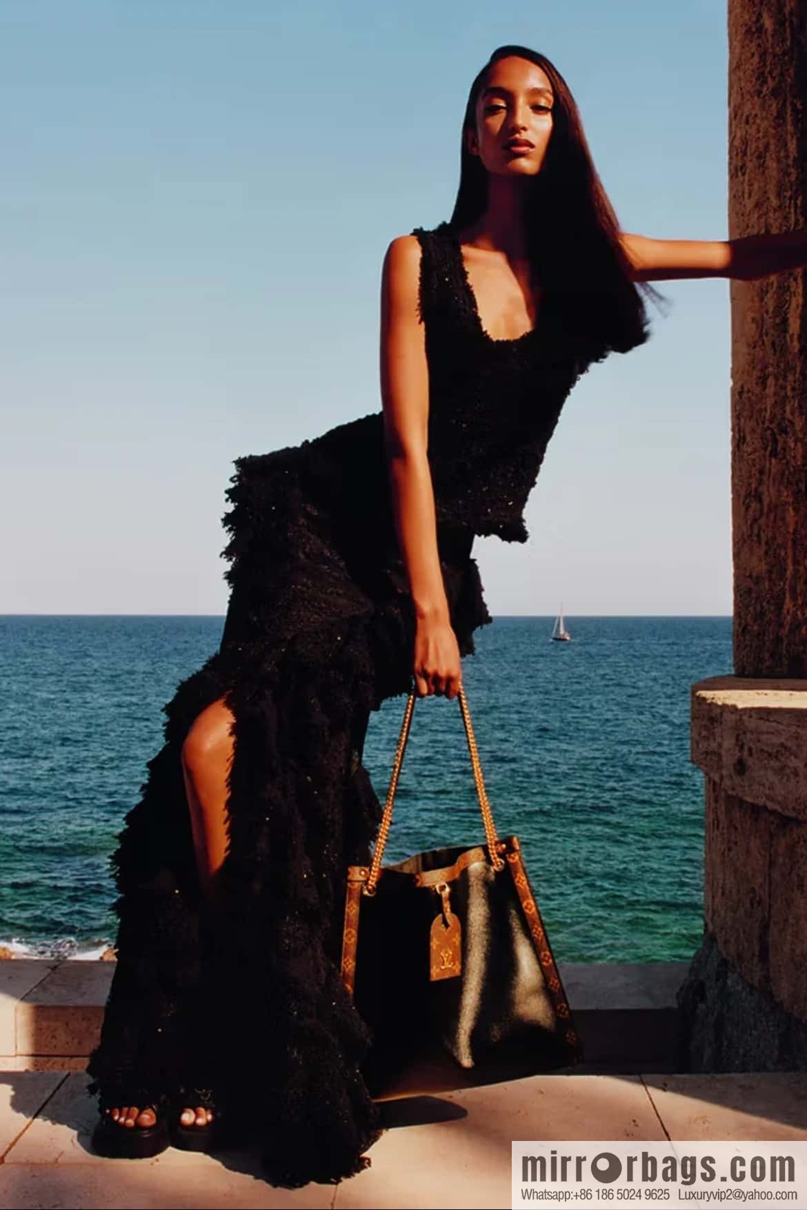 [Boutique‑grade] M13137 black/presbyopia, tote bag series Nova MM tote bag