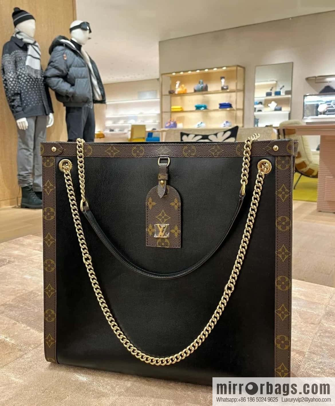 [Boutique‑grade] M13137 black/presbyopia, tote bag series Nova MM tote bag