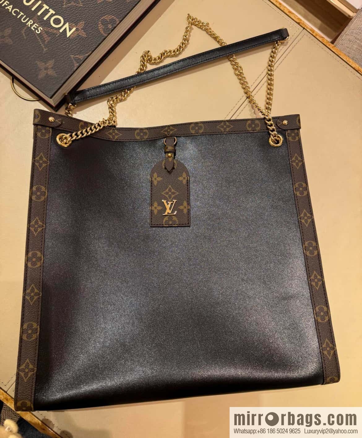 [Boutique‑grade] M13137 black/presbyopia, tote bag series Nova MM tote bag