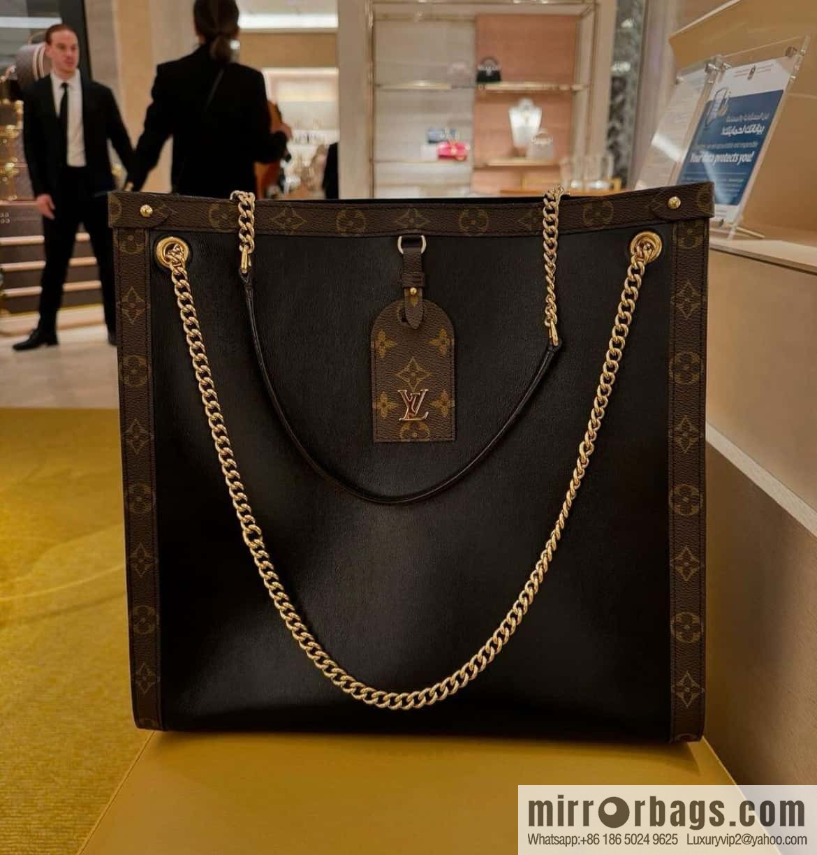 [Boutique‑grade] M13137 black/presbyopia, tote bag series Nova MM tote bag