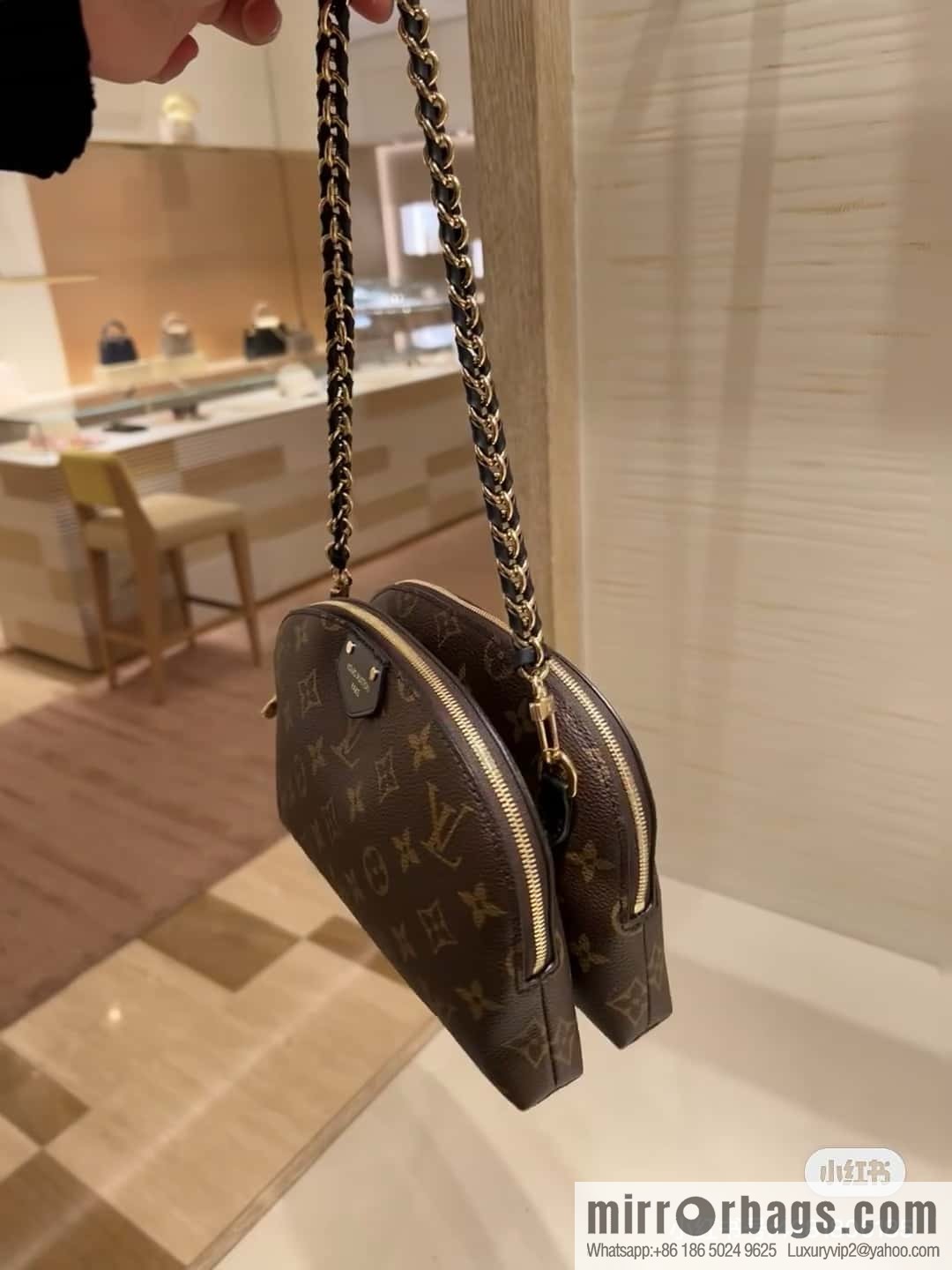 [Boutique‑grade] M12996 presbyopia, chain shell bag series, the new BE ALMA handbag of the season, Be Alma handbag.