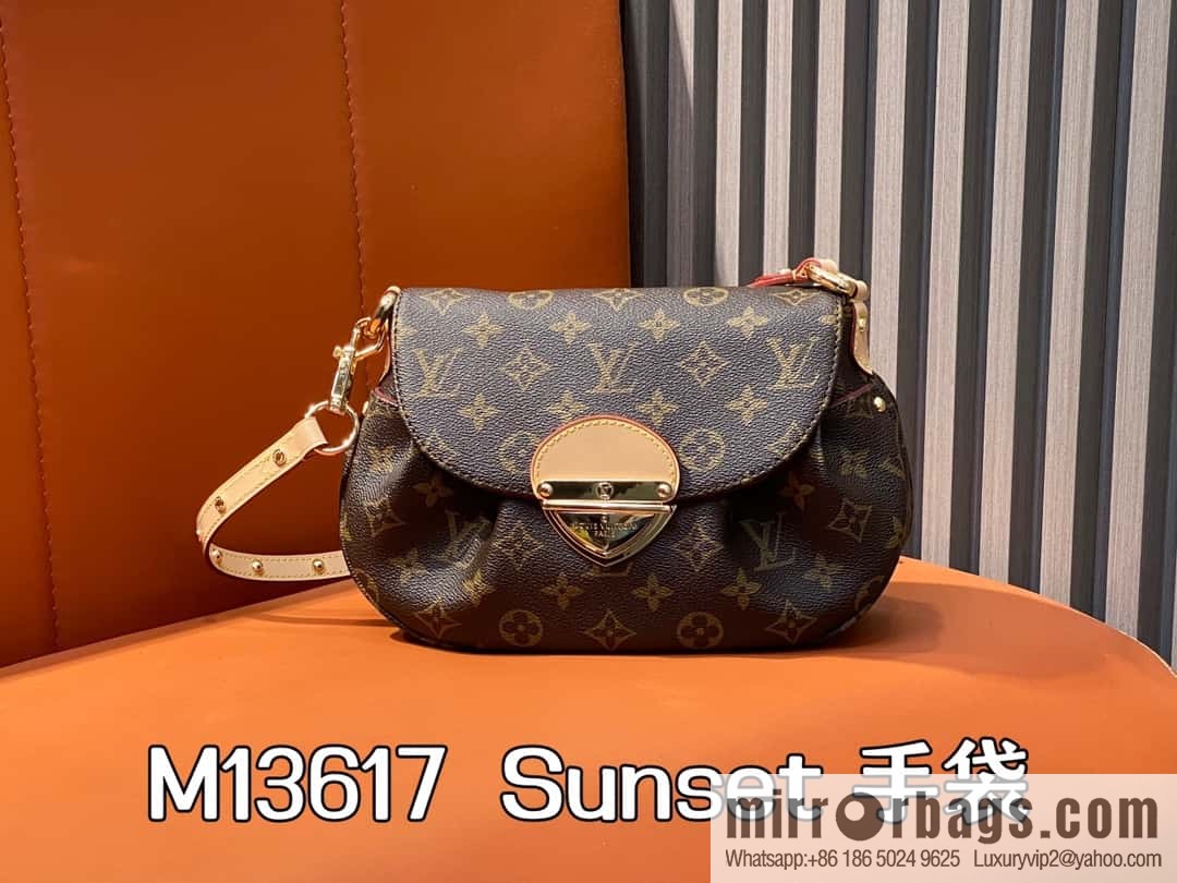 [Boutique‑grade] M13617 presbyopia, armpit bag ingot bag series Sunset handbag