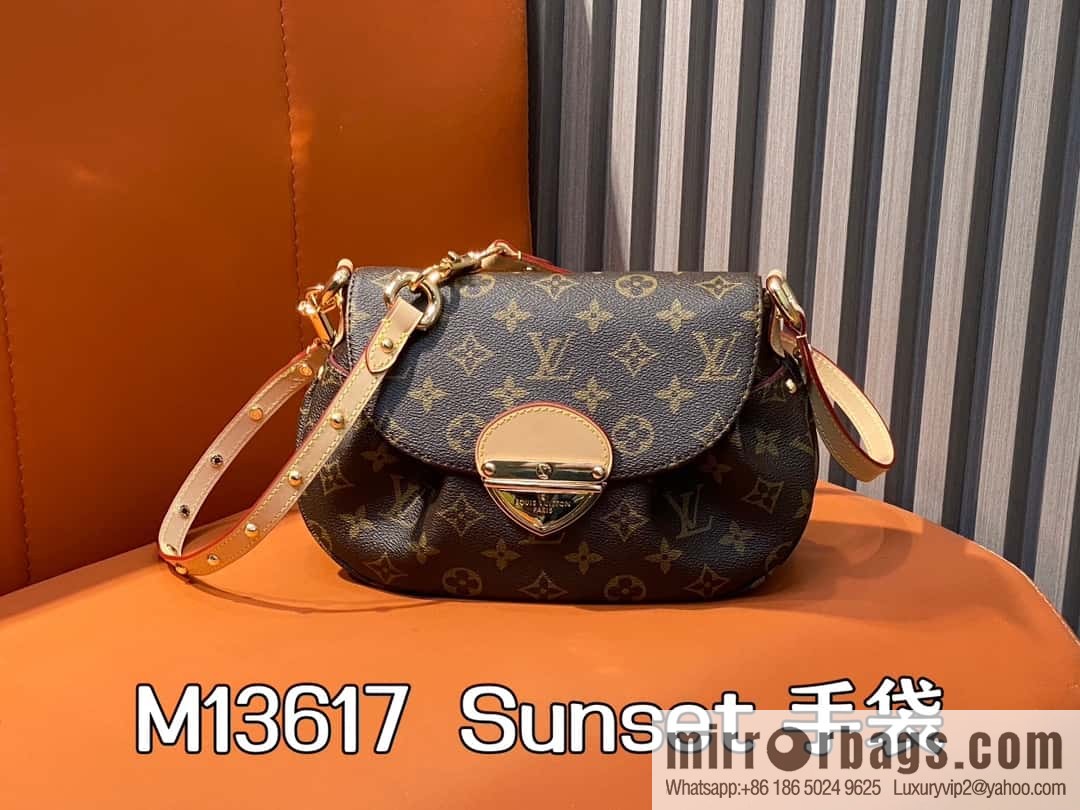 [Boutique‑grade] M13617 presbyopia, armpit bag ingot bag series Sunset handbag