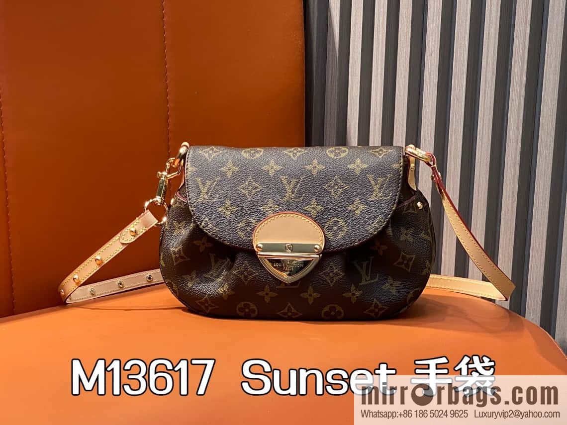 [Boutique‑grade] M13617 presbyopia, armpit bag ingot bag series Sunset handbag