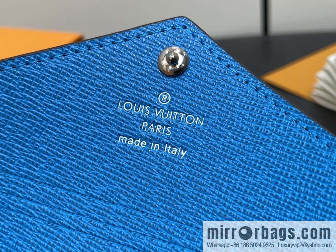 [Boutique‑grade] M12884 presbyopia blue, card bag wallet series KIRIGAMI card clip two-piece set