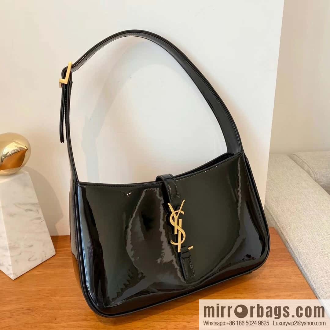 YSL ▪️ 5 🆕 patent leather black 657228