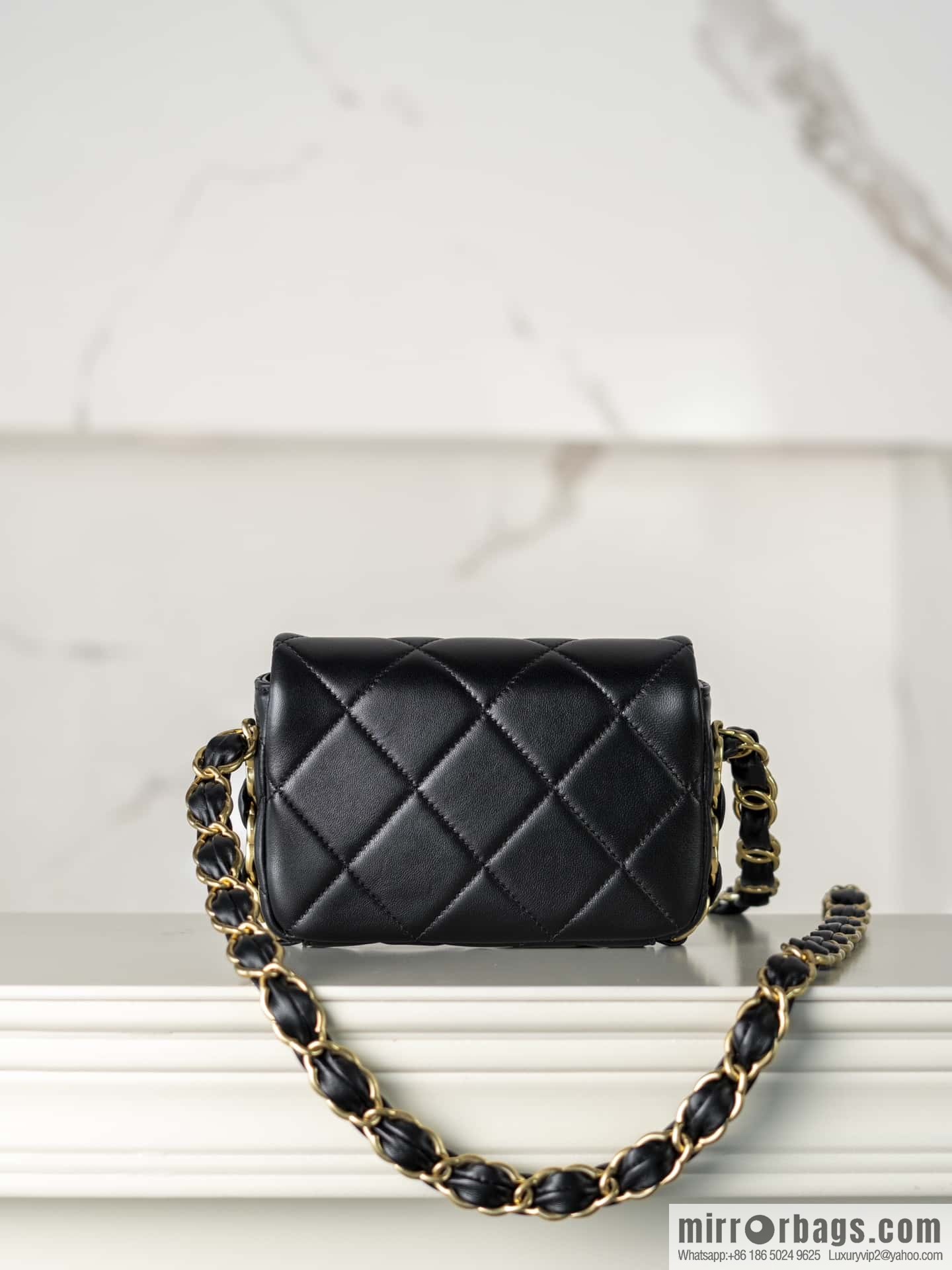ππ‘ππ§ππ₯ πππ€ ππ thick chain black gold AS5175