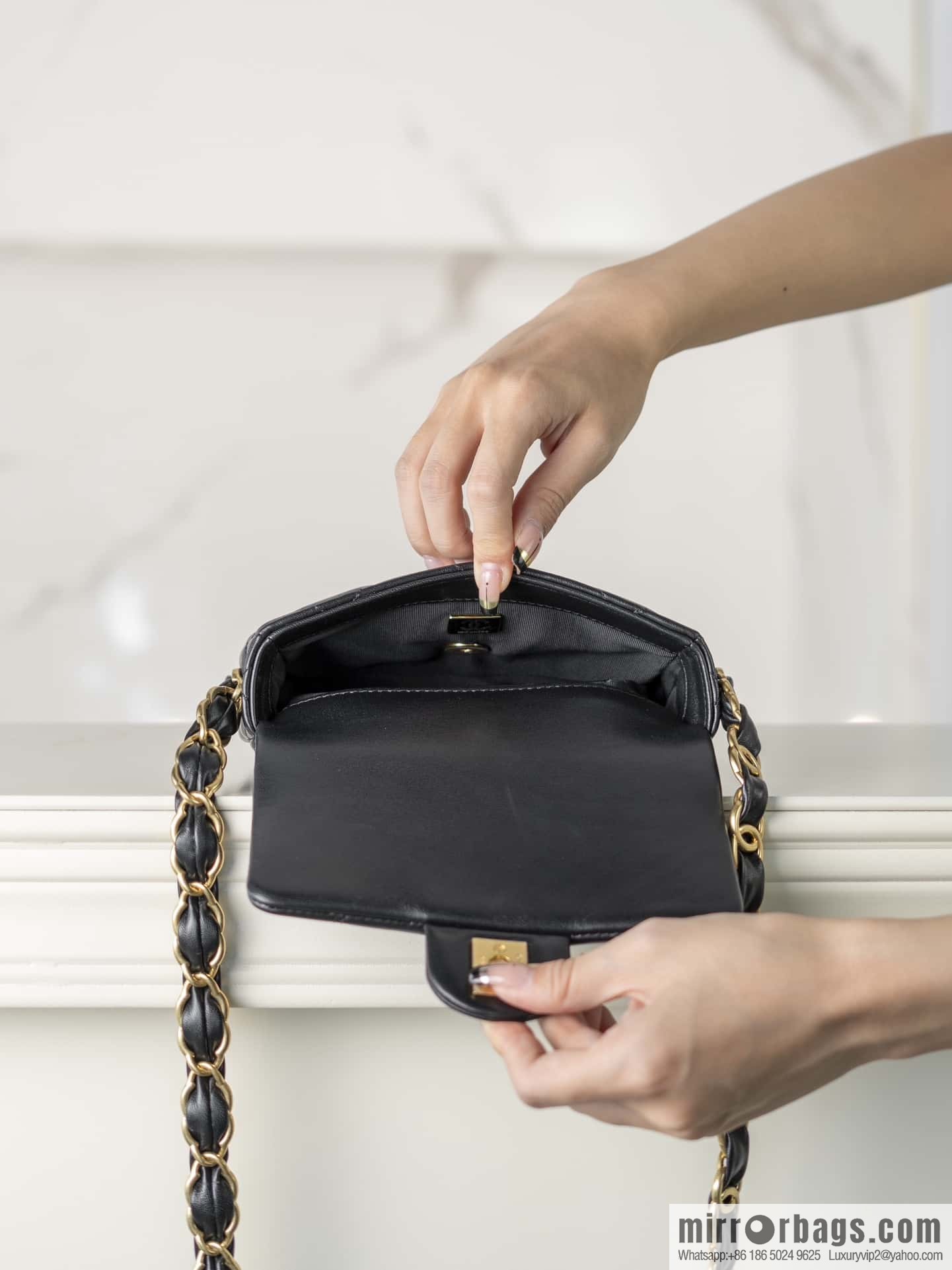 ππ‘ππ§ππ₯ πππ€ ππ thick chain black gold AS5175