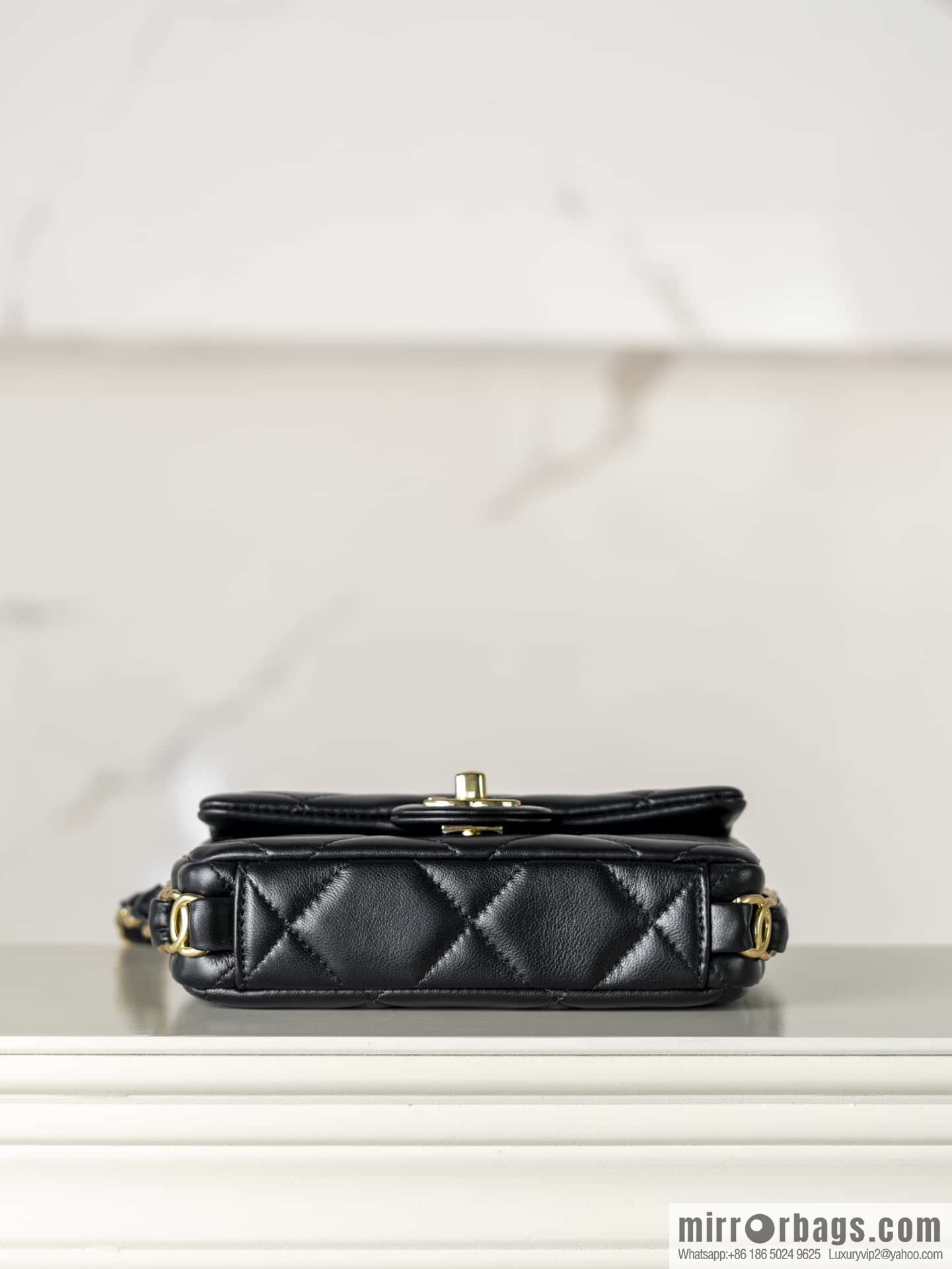 ππ‘ππ§ππ₯ πππ€ ππ thick chain black gold AS5175