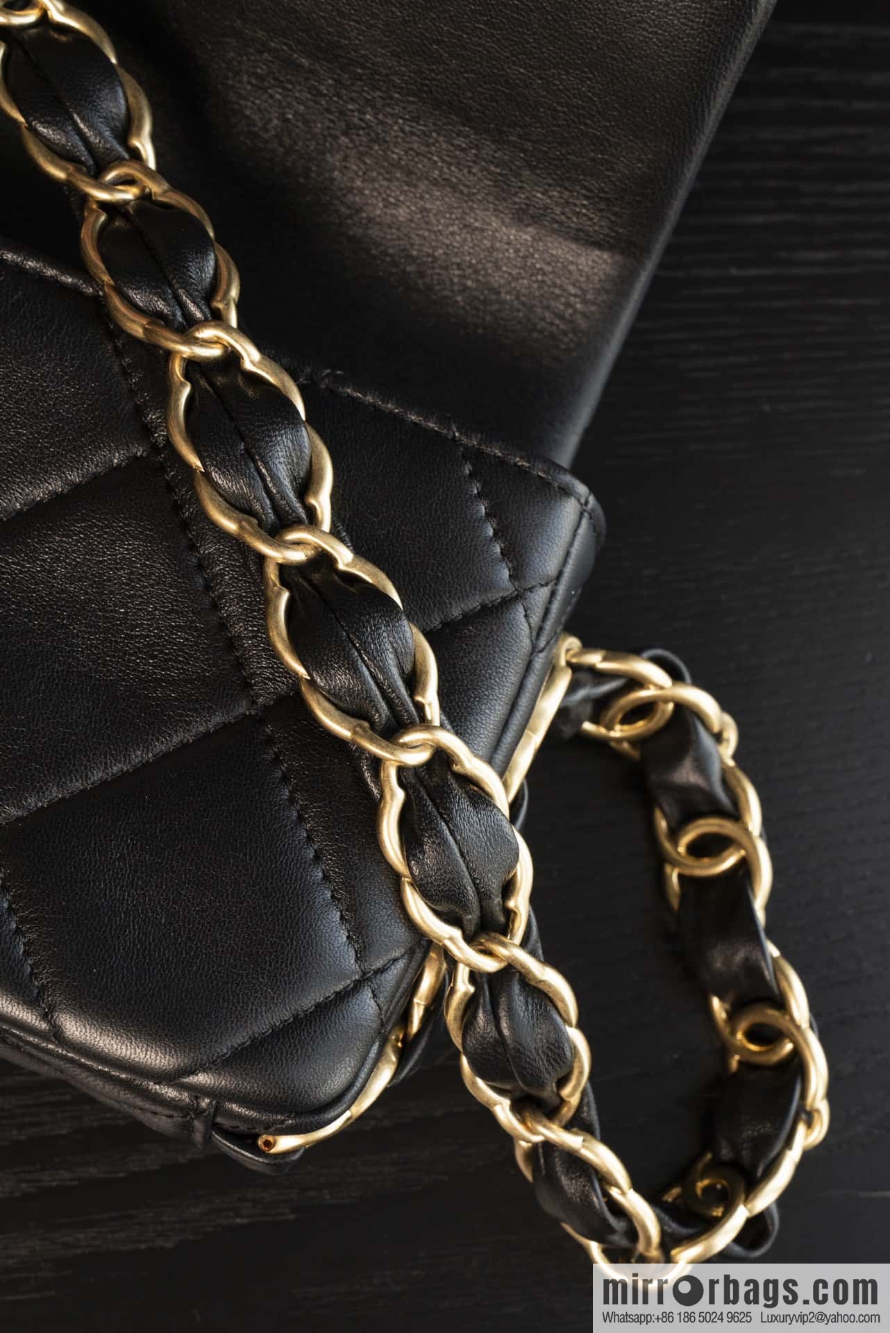 ππ‘ππ§ππ₯ πππ€ ππ thick chain black gold AS5175