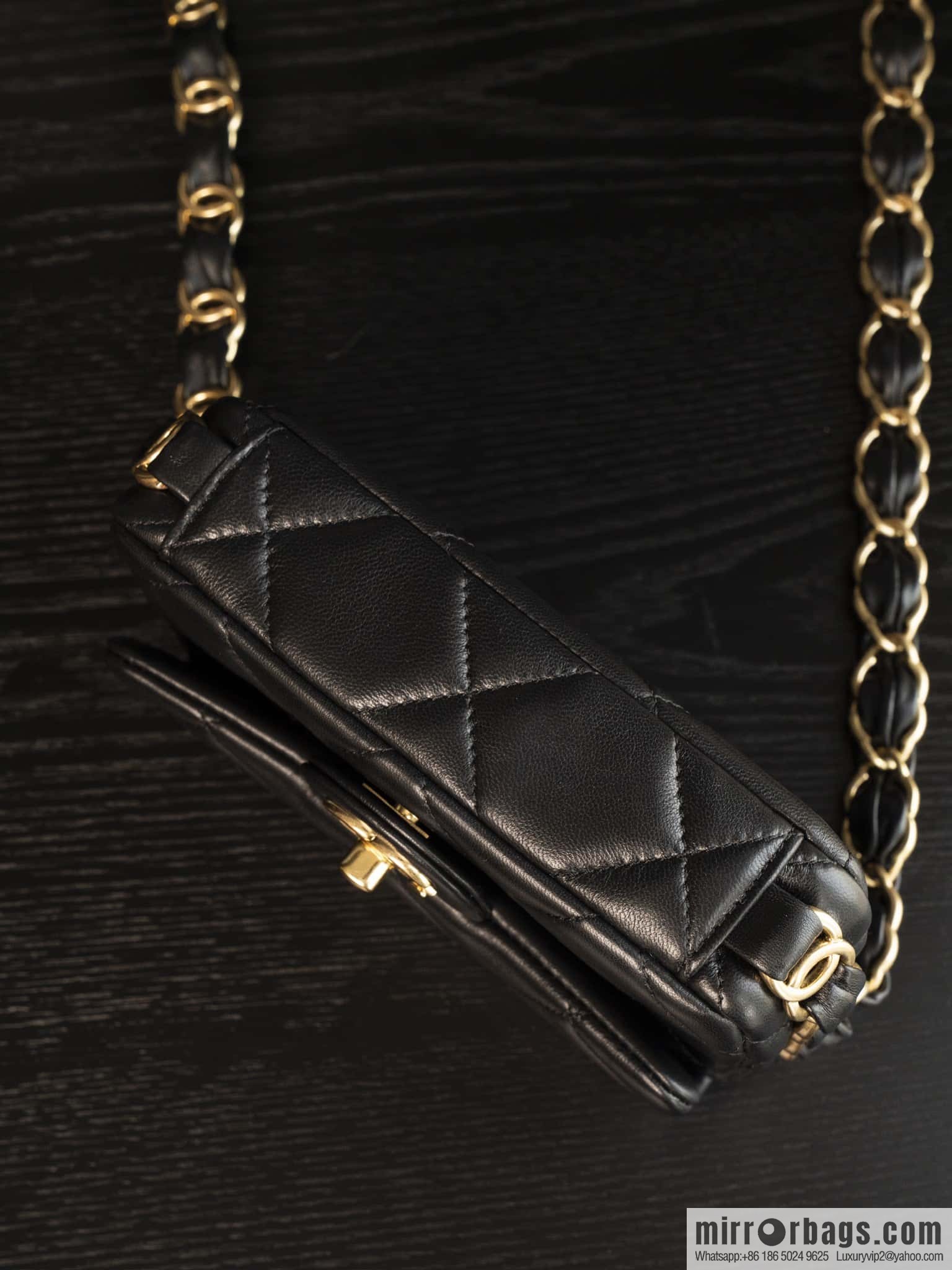 ππ‘ππ§ππ₯ πππ€ ππ thick chain black gold AS5175