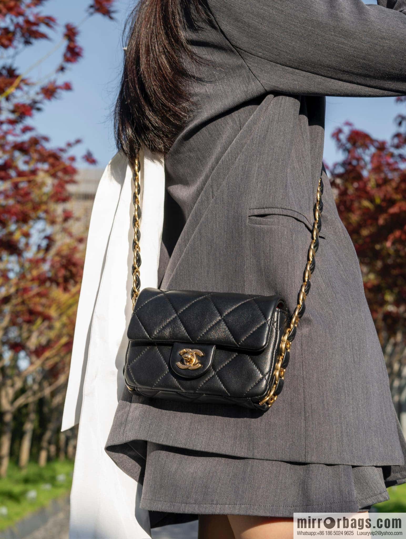 ππ‘ππ§ππ₯ πππ€ ππ thick chain black gold AS5175