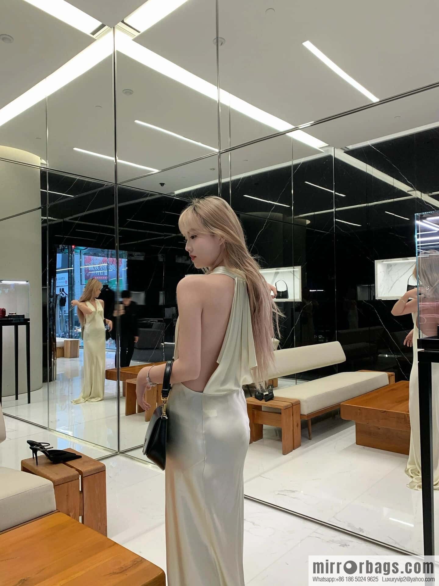 YSL 𝗩𝗢𝗟𝗧𝗔𝗜𝗥𝗘 𝗕𝗢𝗫 armpit/saddle bag 800846 black