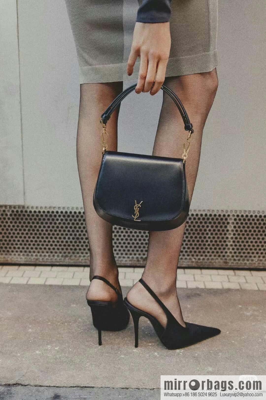 YSL 𝗩𝗢𝗟𝗧𝗔𝗜𝗥𝗘 𝗕𝗢𝗫 armpit/saddle bag 800846 black