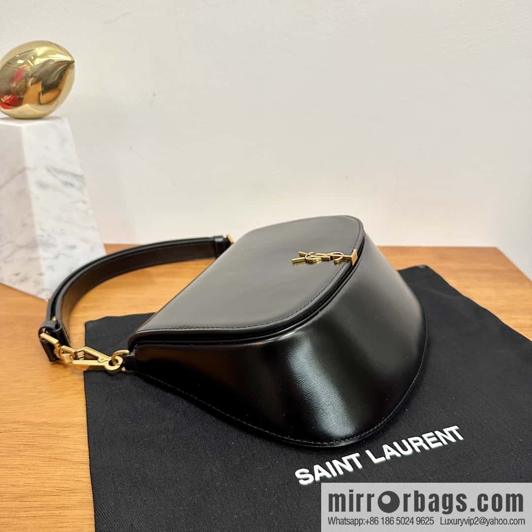 YSL 𝗩𝗢𝗟𝗧𝗔𝗜𝗥𝗘 𝗕𝗢𝗫 armpit/saddle bag 800846 black
