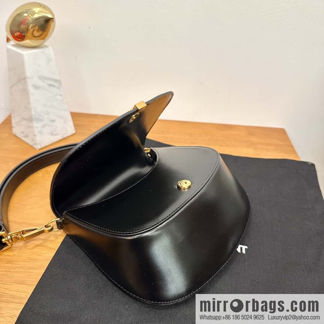 YSL 𝗩𝗢𝗟𝗧𝗔𝗜𝗥𝗘 𝗕𝗢𝗫 armpit/saddle bag 800846 black