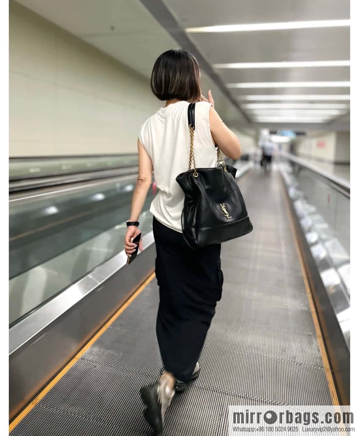 YSL 𝗝𝗮𝗺𝗶𝗲 𝟰.𝟯 𝗟𝗮𝗿𝗴𝗲 𝗣𝗢𝗖𝗛𝗢𝗡_ lucky bag bucket bag 809824