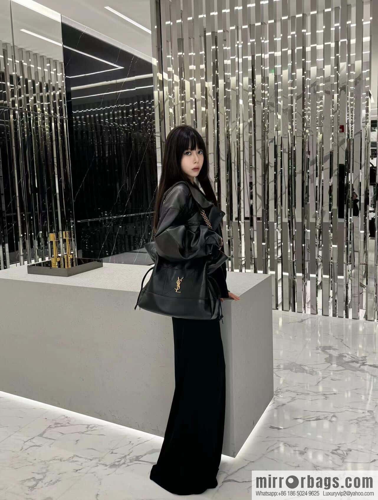 YSL 𝗝𝗮𝗺𝗶𝗲 𝟰.𝟯 𝗟𝗮𝗿𝗴𝗲 𝗣𝗢𝗖𝗛𝗢𝗡_ lucky bag bucket bag 809824