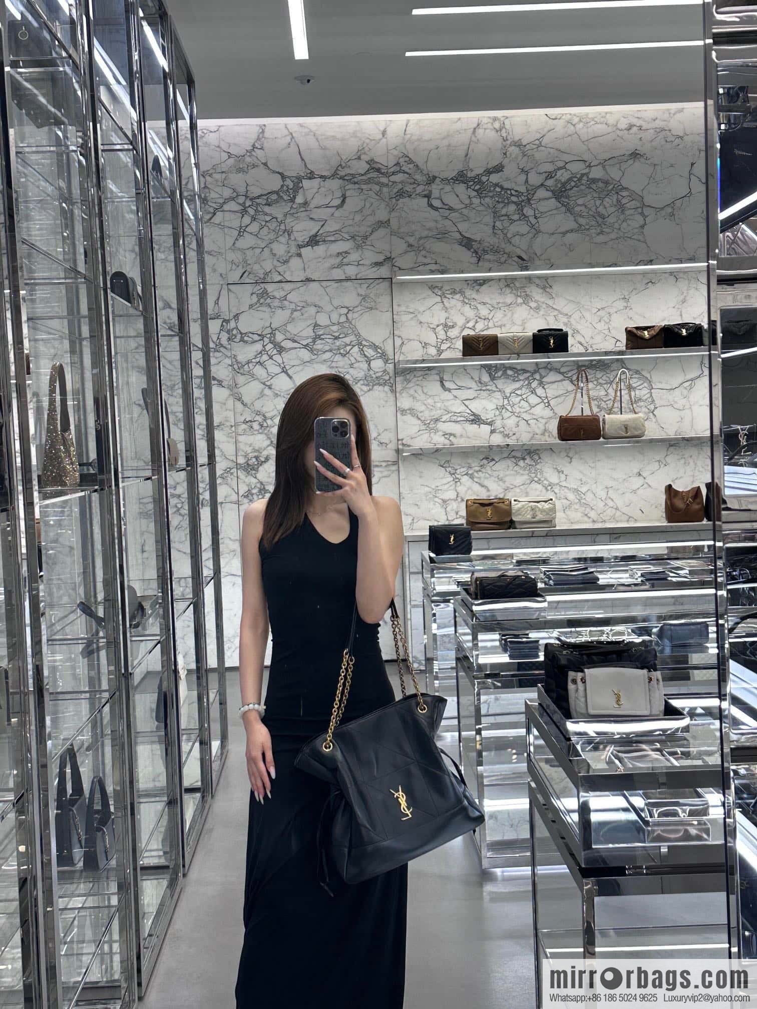YSL 𝗝𝗮𝗺𝗶𝗲 𝟰.𝟯 𝗟𝗮𝗿𝗴𝗲 𝗣𝗢𝗖𝗛𝗢𝗡_ lucky bag bucket bag 809824