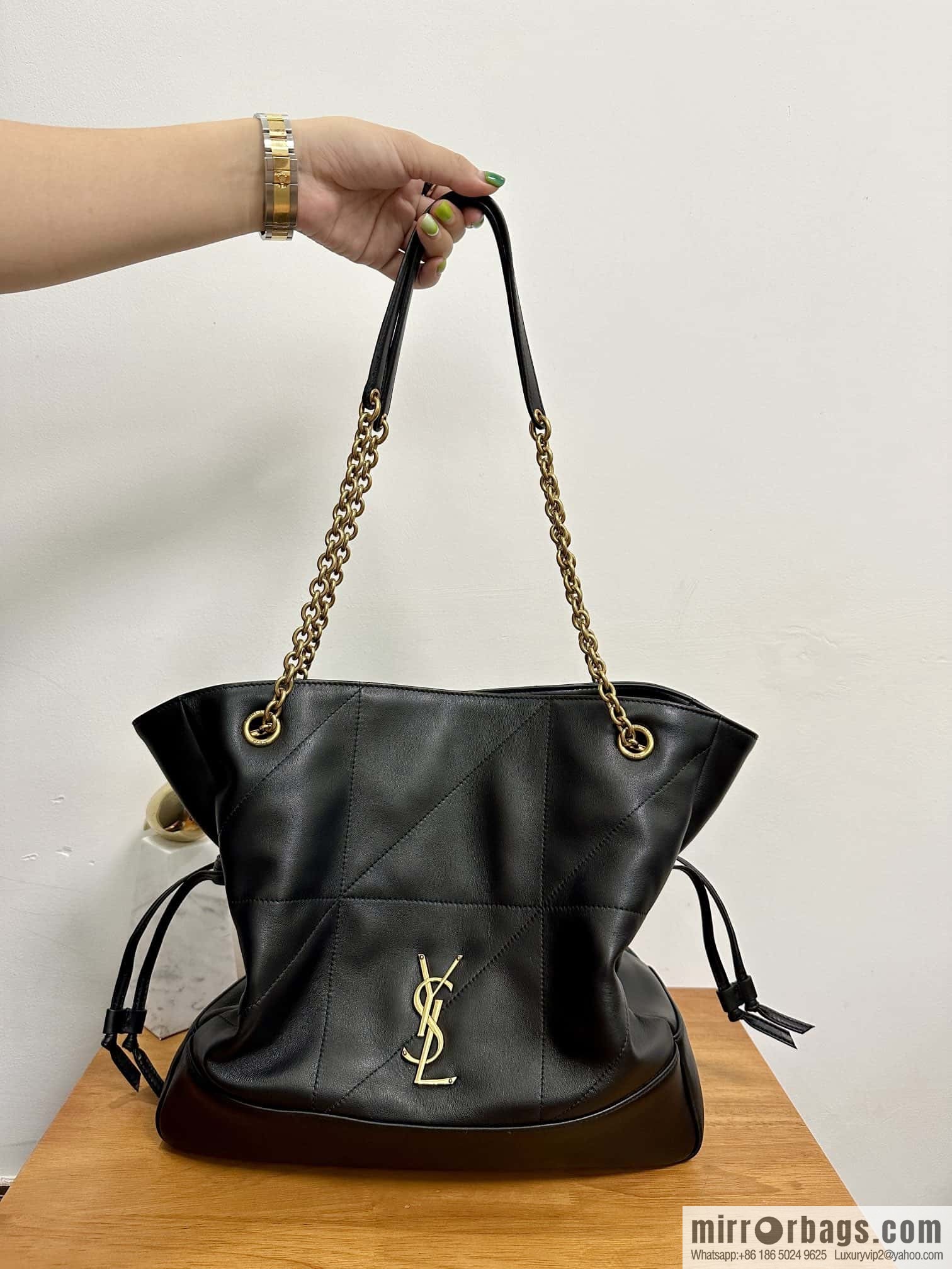 YSL 𝗝𝗮𝗺𝗶𝗲 𝟰.𝟯 𝗟𝗮𝗿𝗴𝗲 𝗣𝗢𝗖𝗛𝗢𝗡_ lucky bag bucket bag 809824