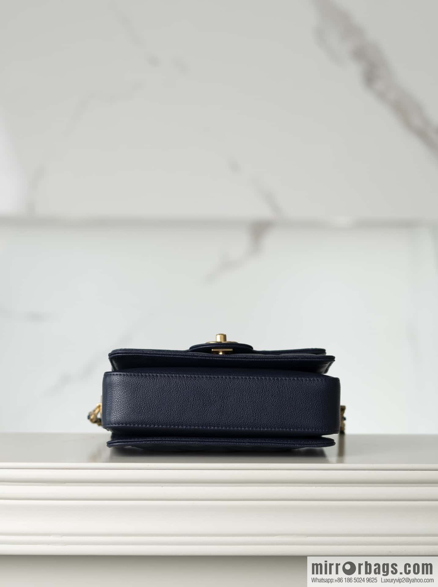 ๐๐ก๐๐ง๐๐ฅ ๐ฎ๐ฐ๐ autumn and winter series, handle cover bag, navy blue ๐ small AS5165